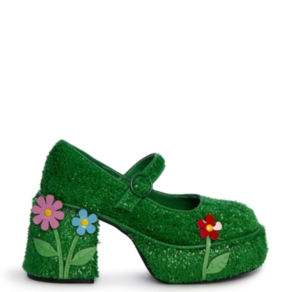 It's Always Greener Mary Janes Platforms - Picture 6 of 9